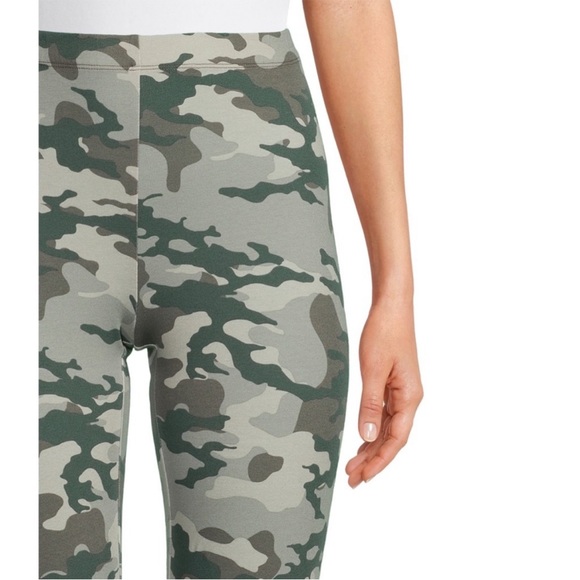 NWT Nobo Junior's Print Ankle Leggings Light Green Camouflage Camo women’s - Picture 4 of 10